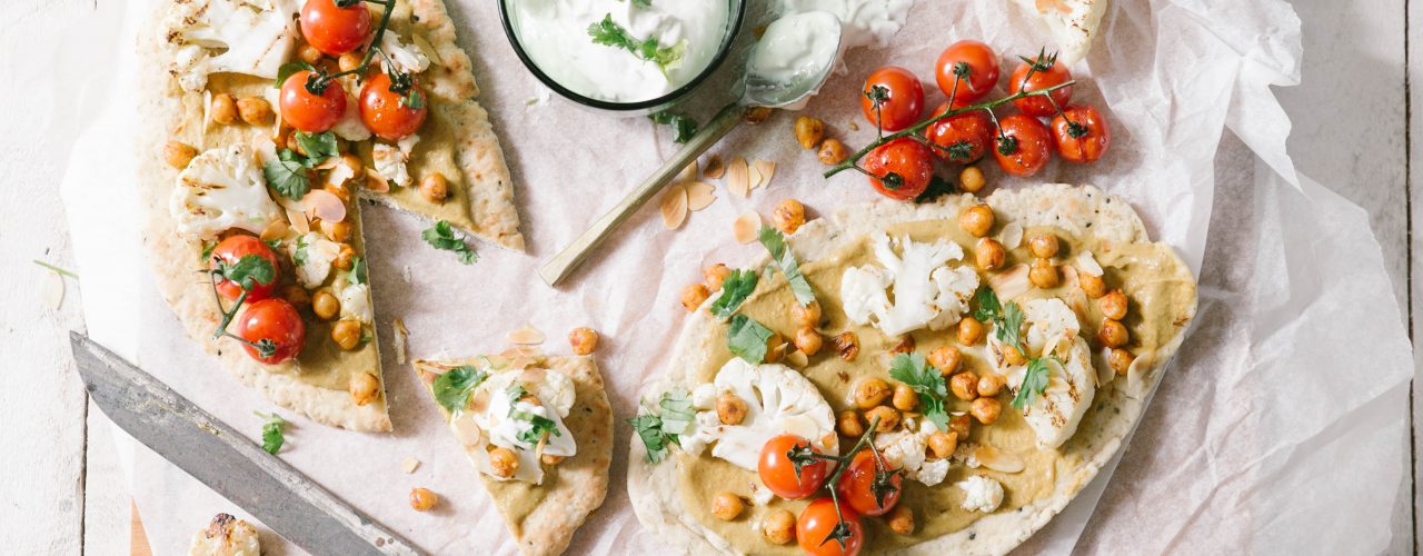 Indische Pizza mit Kichererbsen und Kormapaste Fairtrade Original