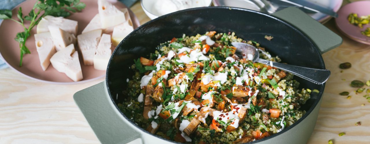 Bulgursalat mit Jackfruit