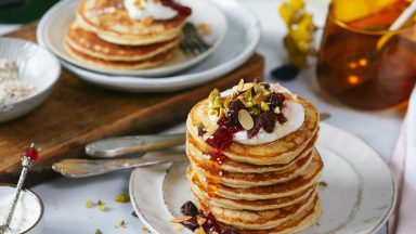 Banana Pancakes mit Haferflocken