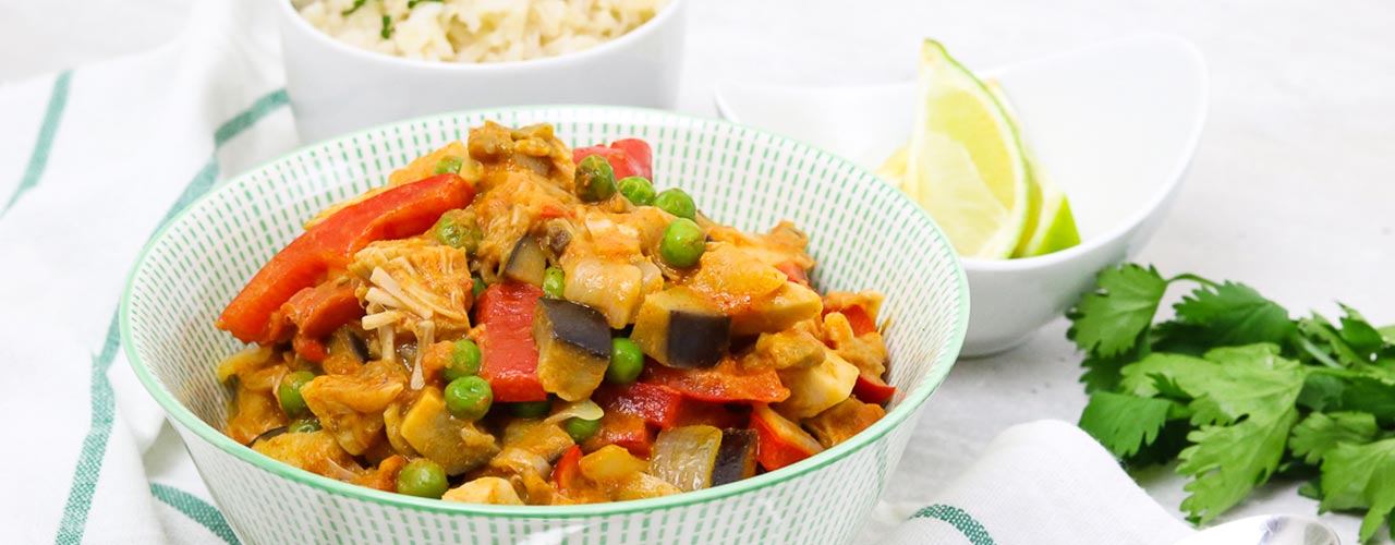 Rezept veganes Jackfruit Curry