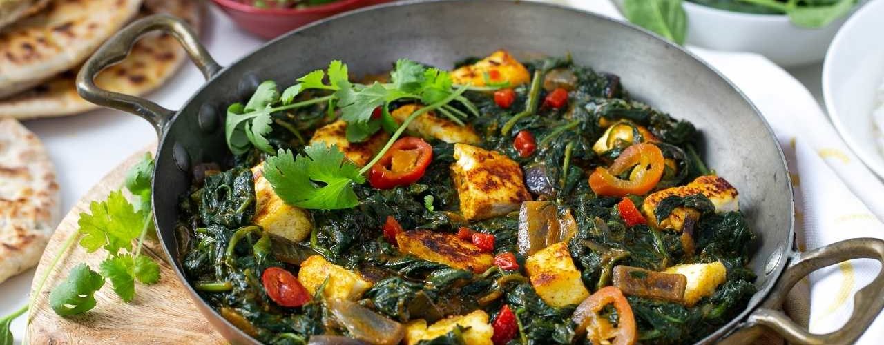 Fairtrade Original_Saag Paneer mit frischem Spinat