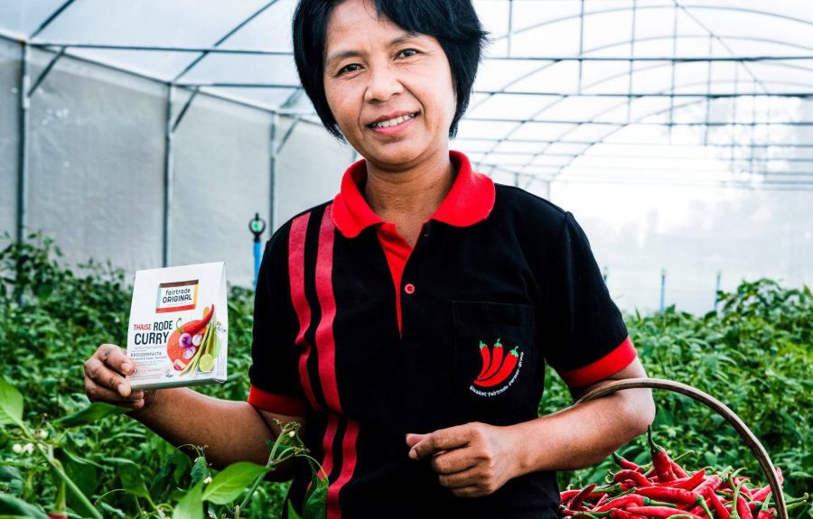 Landwirtin aus Thailand mit Fairtrade Original Curry