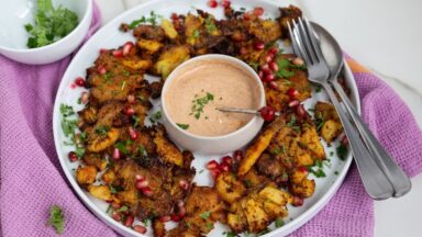 Smashed Tandoori Potatoes
