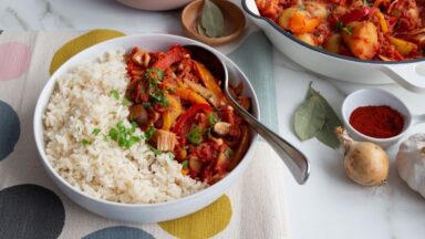 Jackfruit Gulasch