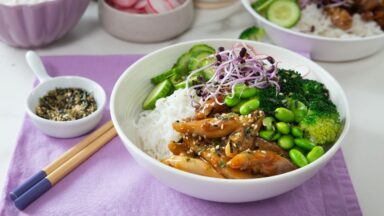 Chicken Teriyaki Poké Bowl