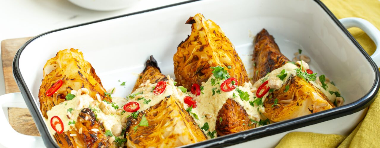 Spitzkohl aus dem Ofen