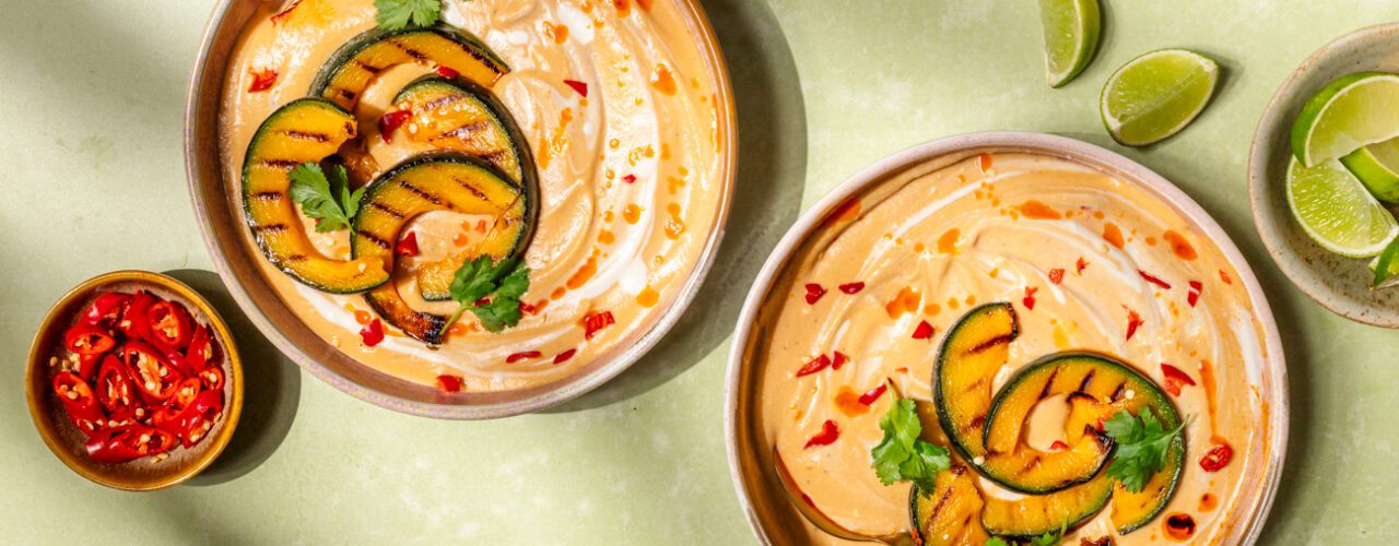 Linsensuppe mit Kürbis