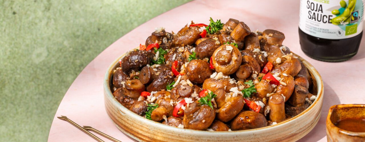 Gebratene Champignons