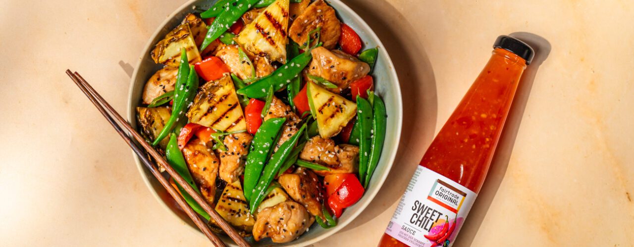 Gebackenes Hähnchen mit süß-scharfer Marinade