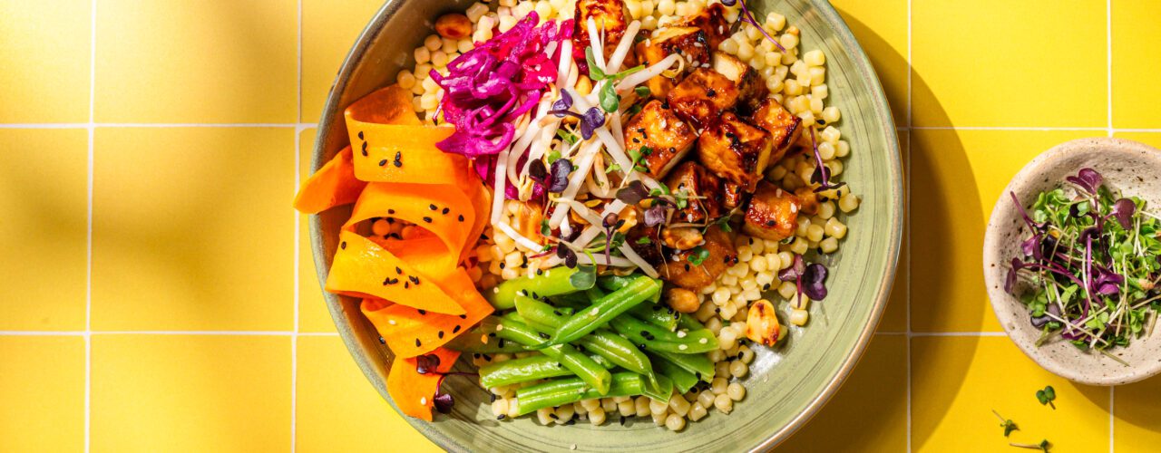 Sticky Tofu Poke Bowl