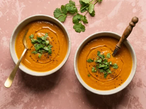 Kürbissuppe mit Möhren