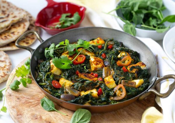 Fairtrade Original_Saag Paneer mit frischem Spinat