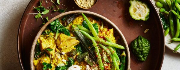 Gelbes Thai-Curry mit Jackfruit