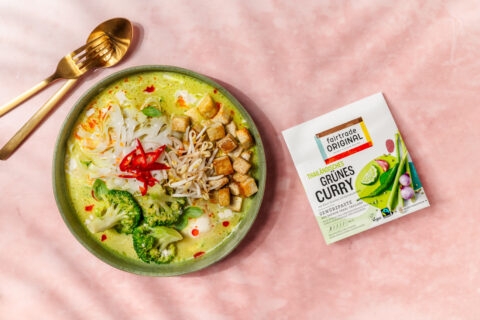 Grüne Curry Suppe