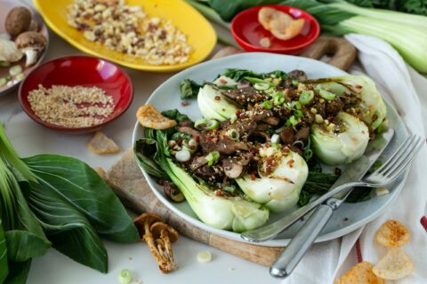 Pak Choi gegrillt