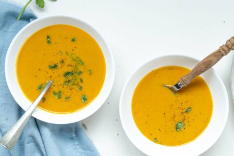 Kürbissuppe mit Möhren