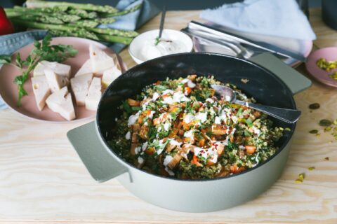 Bulgursalat mit Jackfruit