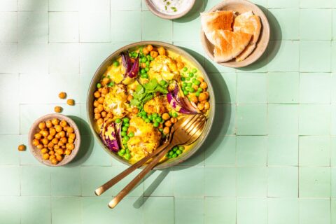 Gelbes Curry mit Blumenkohl