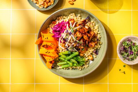 Sticky Tofu Poke Bowl